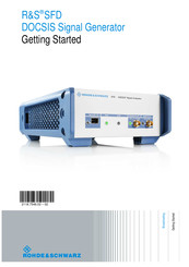 Rohde & Schwarz DOCSIS 3.1 Guía De Inicio