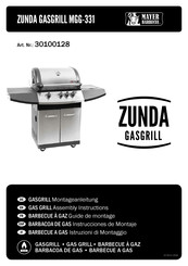 Mayer Barbecue ZUNDA MGG-331 Instrucciones De Montaje