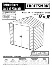 Sears Craftsman 71-68434 Instrucciones Para El Montaje