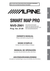 Alpine SMART MAP PRO Manual De Operación