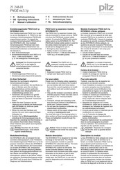 Pilz PNOZ mc5.1p Instrucciones De Uso