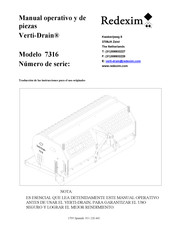 Redexim Verti-Drain 7316 Manual Operativo