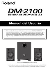 Roland DM-2100 Manual Del Usuario