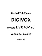 DIGIVOX DVX 40-128 Manual Del Usuario