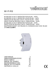 Velleman WIFIR3 Manual Del Usuario