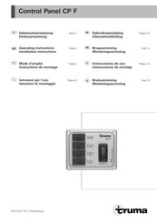 Truma CP F Instrucciones De Uso