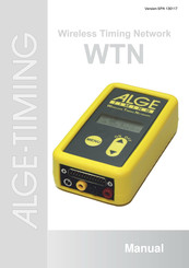 ALGE-Timing WTN Manual Del Usuario