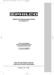 Philco GP - 4300 Guia De Inicio Rapido, Garantia Y Servicio Tecnico Autorizado