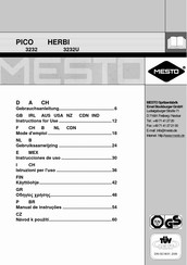 MESTO PICO Instrucciones De Uso