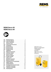 REMS Secco 50 Instrucciones De Servicio