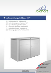 biohort HighBoard 200 Instrucciones De Montaje