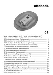 Ottobock 13E202-60 Instrucciones De Uso