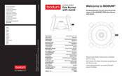 Bodum K11423 PEBO Instrucciones De Uso