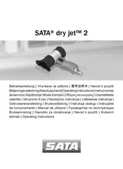 SATA dry jet 2 Instrucciones De Servicio