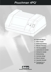 ibico Pouchman 4PQ Instrucciones De Servicio