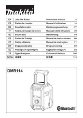 Makita DMR114 Manual De Instrucciones