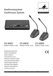 Monacor CS-50CH Manual De Instrucciones