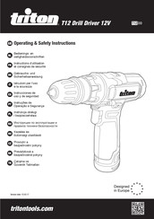 Triton T12 DD Instrucciones De Uso