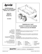 SpeedEPart Agri-Fab 45-03503 Manual Del Usuario