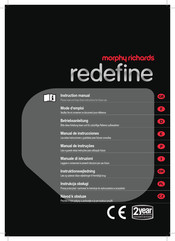 Morphy Richards Redefine 228000EE Manual De Instrucciones