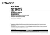 Kenwood KDC-BT710HD Manual De Instrucciones