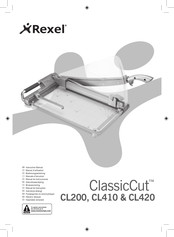 Rexel ClassicCut CL200 Manual De Instrucciones