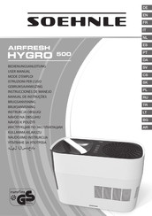 Soehnle Airfresh Hygro 500 Instrucciones De Manejo