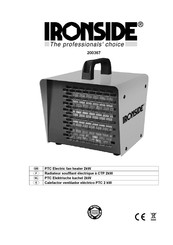 Ironside PTC 2 kW Manual Del Usuario