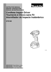 Makita DTD148 Manual De Instrucciones