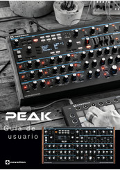 Novation PEAK Guía De Usuario