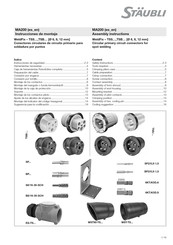 Staubli WeldFix-TSS Serie Instrucciones De Montaje