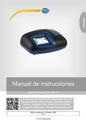 PCE Instruments PCE-DRB 10 Manual De Instrucciones