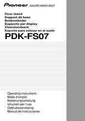 Pioneer PDK-FS07 Manual De Instrucciones