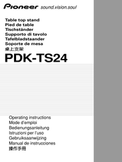 Pioneer PDK-TS24 Manual De Instrucciones