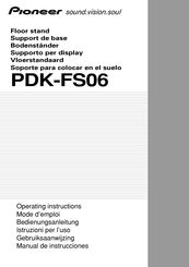 Pioneer PDK-FS06 Manual De Instrucciones