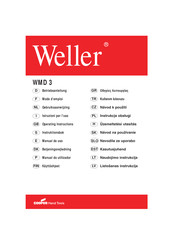 Weller WMD 3 Manual De Uso