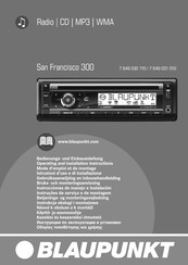 Blaupunkt San Francisco 300 Instrucciones De Manejo