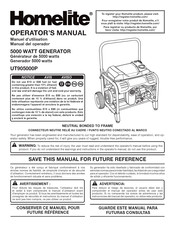 Homelite UT905000P Manual Del Operador