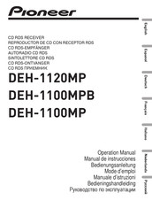 Pioneer DEH-1100MPB Manual De Instrucciones
