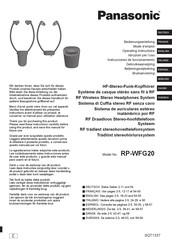 Panasonic RP-WFG20 Instrucciones De Funcionamiento