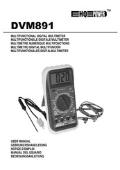 HQ-Power DVM891 Manual Del Usuario