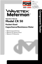 Wavetek Meterman CR 50 Manual De Instrucciones