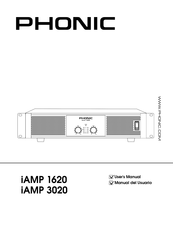 Phonic iAMP 1620 Manual Del Usuario