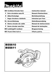 Makita BSS610 Manual De Instrucciones