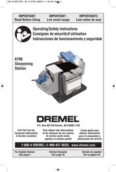 Dremel 6700 Instrucciones De Funcionamiento Y Seguridad