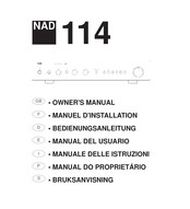 NAD 114 Manual Del Usuario