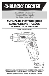 BLACK&DECKER PD400L Manual De Instrucciones