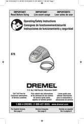 Dremel 876 Instrucciones De Funcionamiento Y Seguridad