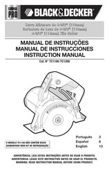 BLACK&DECKER TC1200 Manual De Instrucciones