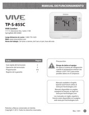 Vive Comfort TP-S-855C Manual De Funcionamiento